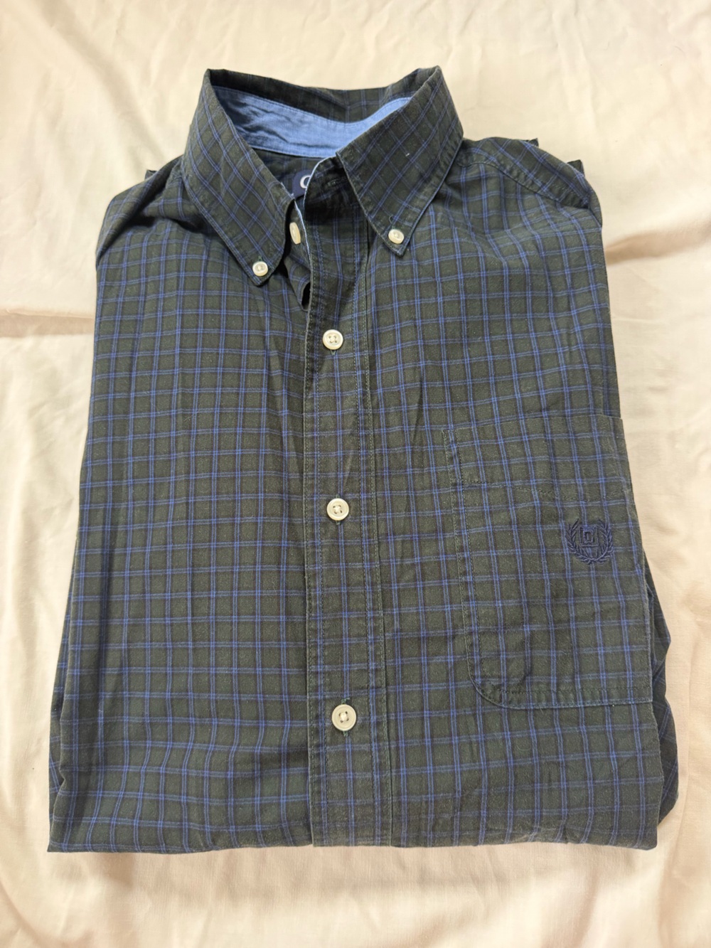 Chaps plaid button down